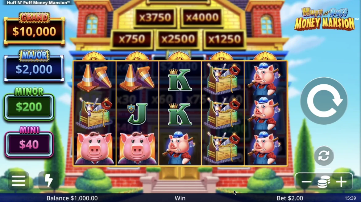 Huff N' Puff Money Mansion